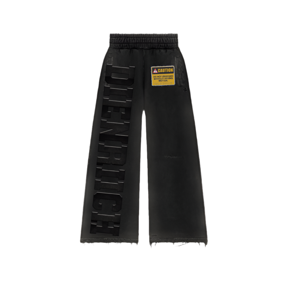 Acid wash sweat pants