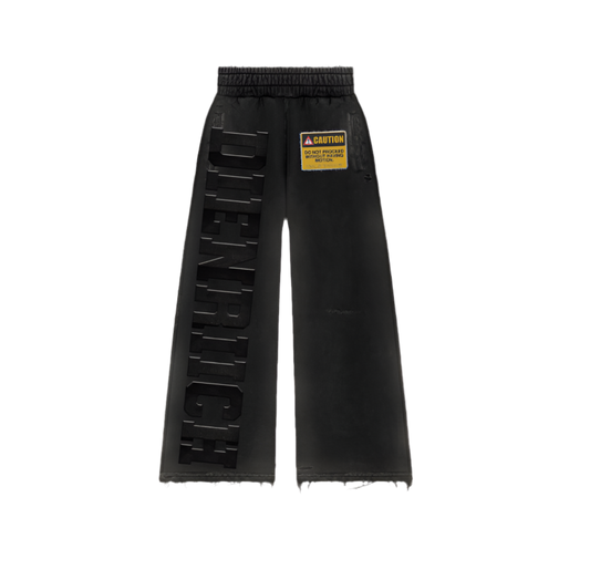 Acid wash sweat pants